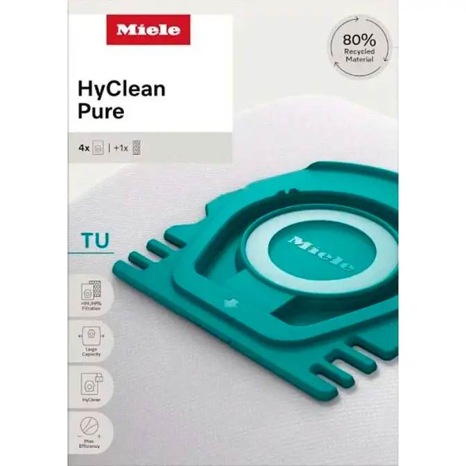 Мешки для пылесосов Miele CO HyClean 3D (4 мешка и 1 фильтр) PURE фото 1 в Ростове-на-Дону