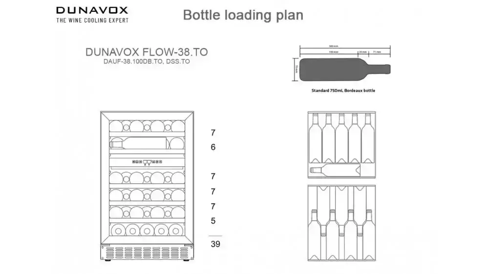 Винный холодильник Dunavox DAUF-38.100DB фото 3 в Ростове-на-Дону