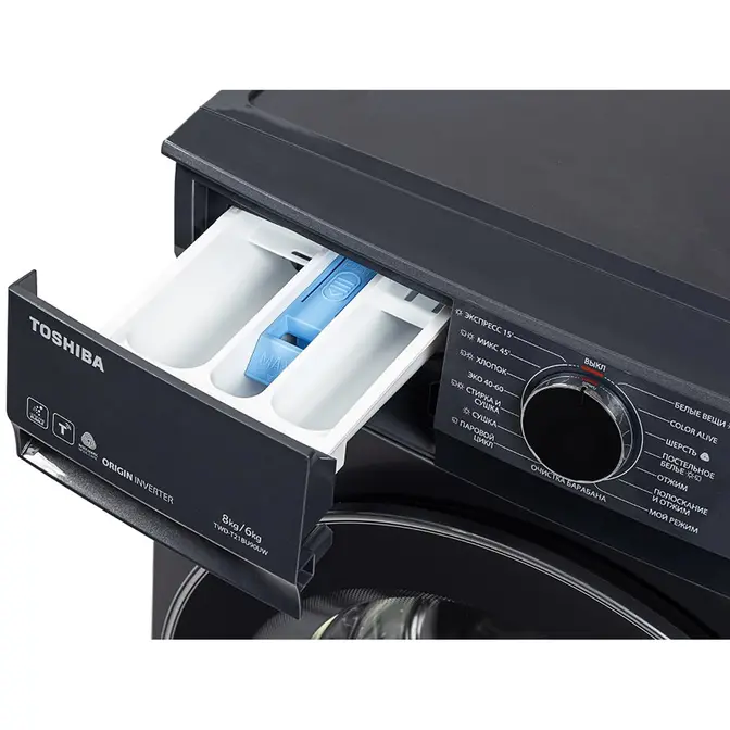 Стиральная машина c сушкой Toshiba TWD-T21BU90UWRU(MG) фото 5 в Ростове-на-Дону