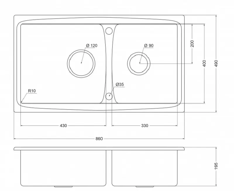 Мойка Oulin OL-S8203 фото 3 в Ростове-на-Дону