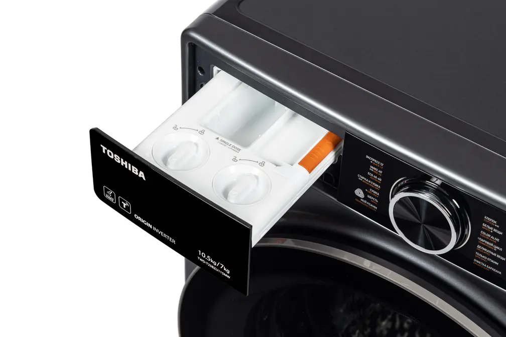 Стиральная машина c сушкой Toshiba TWD-T25BZU115MWRU(MG) фото 5 в Ростове-на-Дону