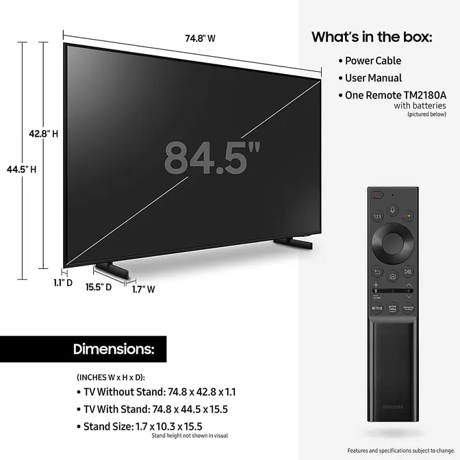 Телевизор Samsung  65" (165 см) 2021 черный Samsung QE65LS03AAU фото 6 в Ростове-на-Дону