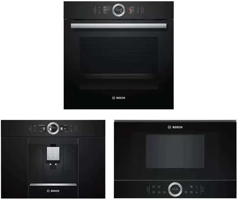 Bosch (духовой шкаф HSG636BB1 + кофемашина CTL636EB6 + микроволновая печь BFR634GB1) в Ростове-на-Дону