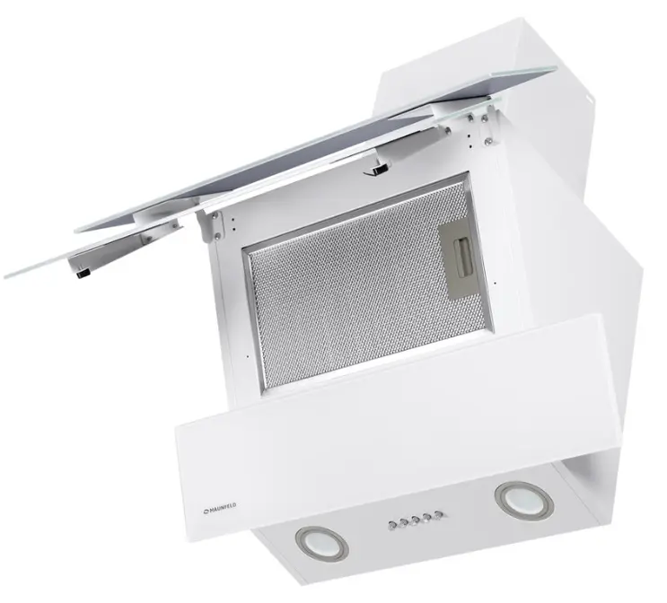 Вытяжка Maunfeld CASCADA PUSH 50 Glass White фото 7 в Ростове-на-Дону