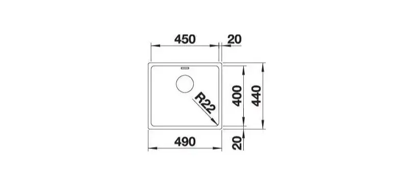 Мойка Blanco Andano 450-U фото 6 в Ростове-на-Дону