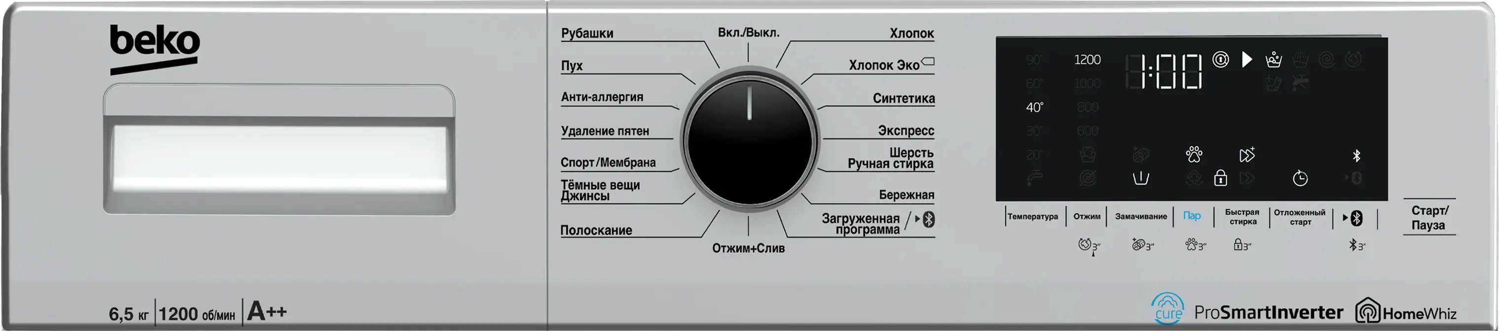 Стиральная машина Beko WSPE6H616S фото 5 в Ростове-на-Дону