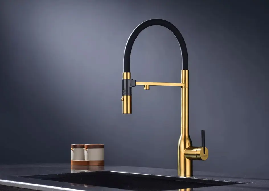 Смеситель Paulmark MAGNETO ONE Ma213188-BG брашированное золото фото 3 в Ростове-на-Дону Смеситель Paulmark MAGNETO ONE Ma213188-BG брашированное золото фото 3 в Ростове-на-Дону