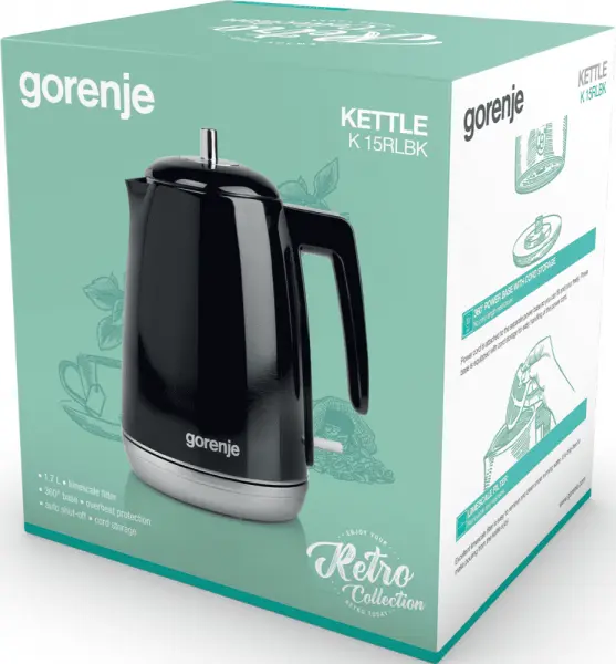Чайник Gorenje K15RLBK фото 3 в Ростове-на-Дону