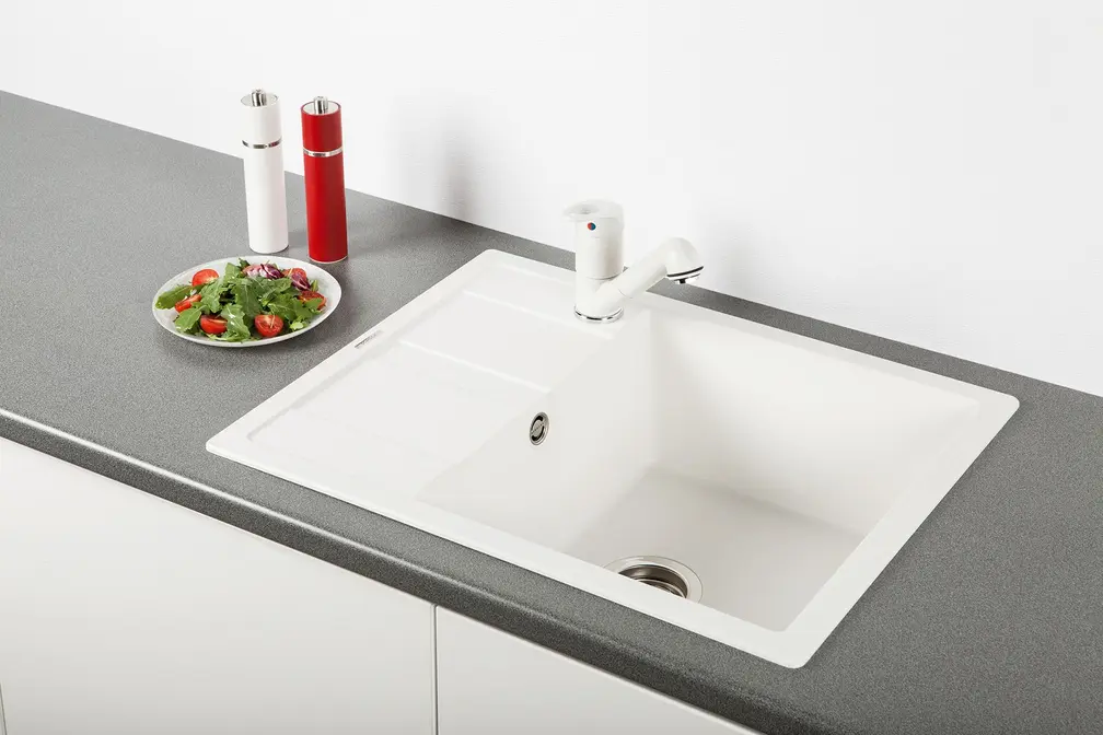 Мойка SCHOCK  Optima 50D  Cristalite 650х500 оникс фото 3 в Ростове-на-Дону