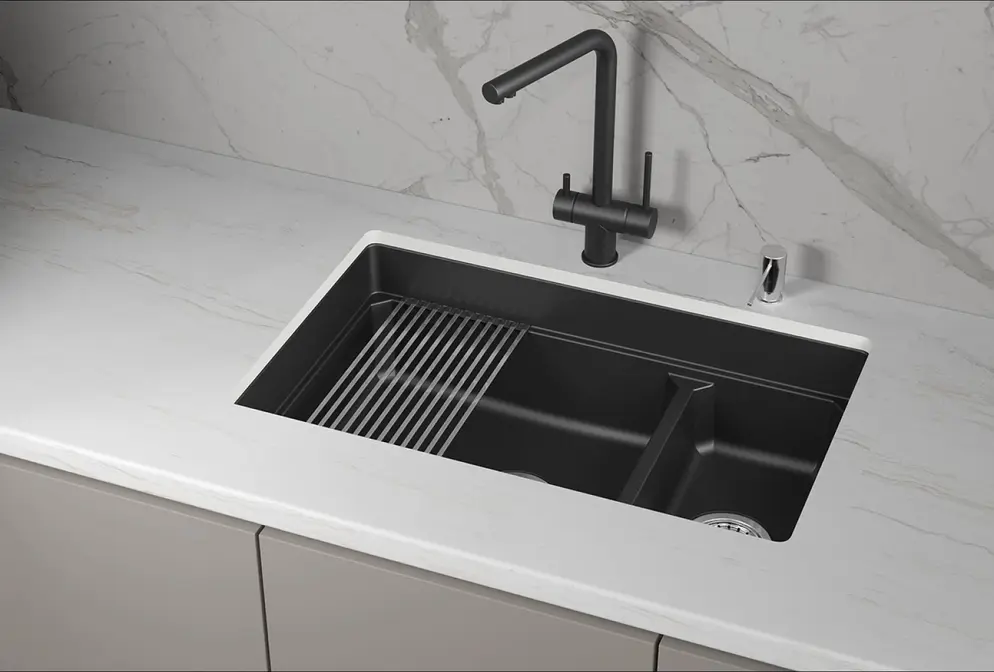 Мойка GRANULA Kitchen Space 7304iU, ШВАРЦ фото 5 в Ростове-на-Дону
