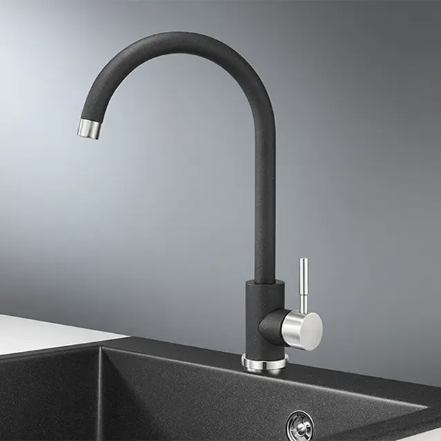 Смеситель GRANULA Standart ST-4031, ЧЁРНЫЙ фото 2 в Ростове-на-Дону