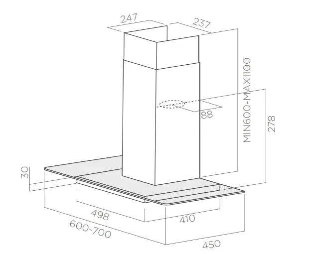 Вытяжка Elica FLAT GLASS IX/A/60 фото 6 в Ростове-на-Дону