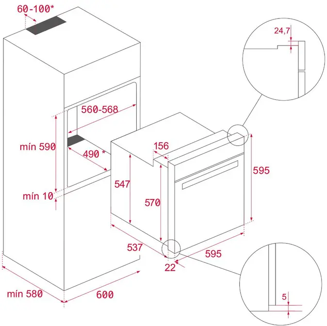 Духовой шкаф Teka HBB 720 BK фото 2 в Ростове-на-Дону