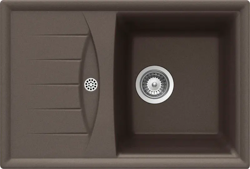 Мойка SCHOCK  Genius 45D Small  Cristalite мокка фото 1 в Ростове-на-Дону
