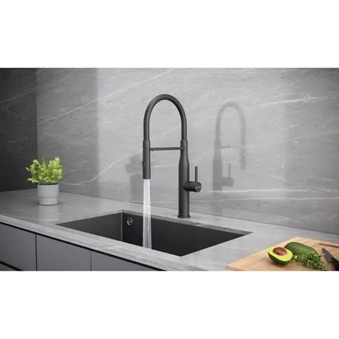 Смеситель KUCHENSTERN KERN-E 406BL40 Черный фото 2 в Ростове-на-Дону