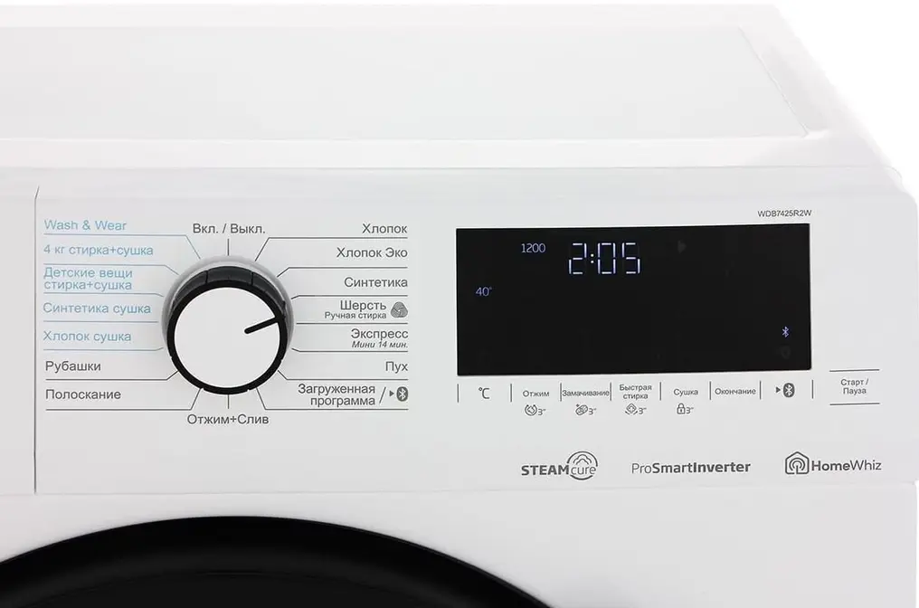 Стирально-сушильная машина Beko WDB7425R2W фото 7 в Ростове-на-Дону