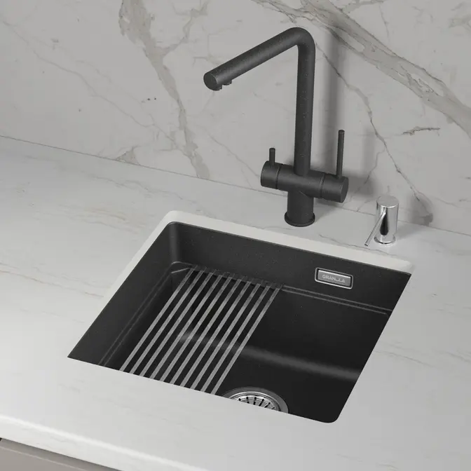 Мойка GRANULA Kitchen Space 4501iU, ЧЁРНЫЙ фото 3 в Ростове-на-Дону