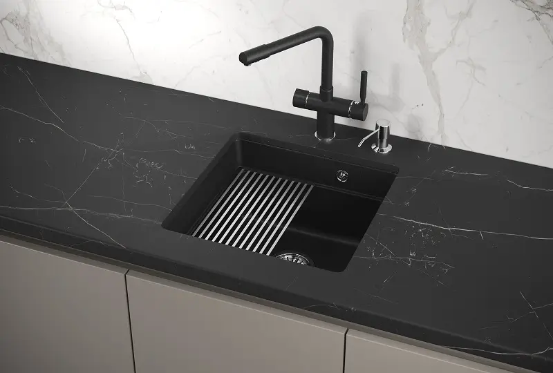 Мойка GRANULA Kitchen Space 4501U, ЧЁРНЫЙ фото 3 в Ростове-на-Дону