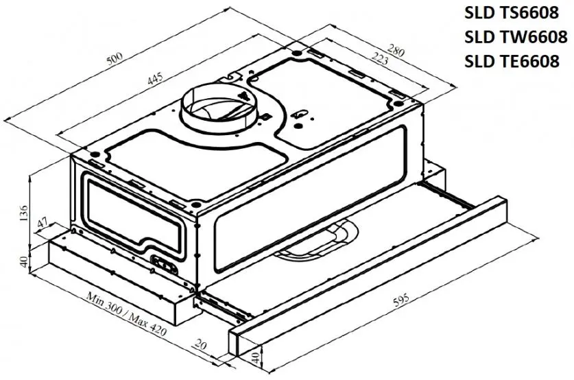 Вытяжка Schaub Lorenz SLD TE6608 фото 6 в Ростове-на-Дону