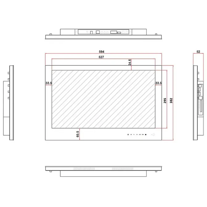 Телевизор AVEL AVS240WS White фото 4 в Ростове-на-Дону