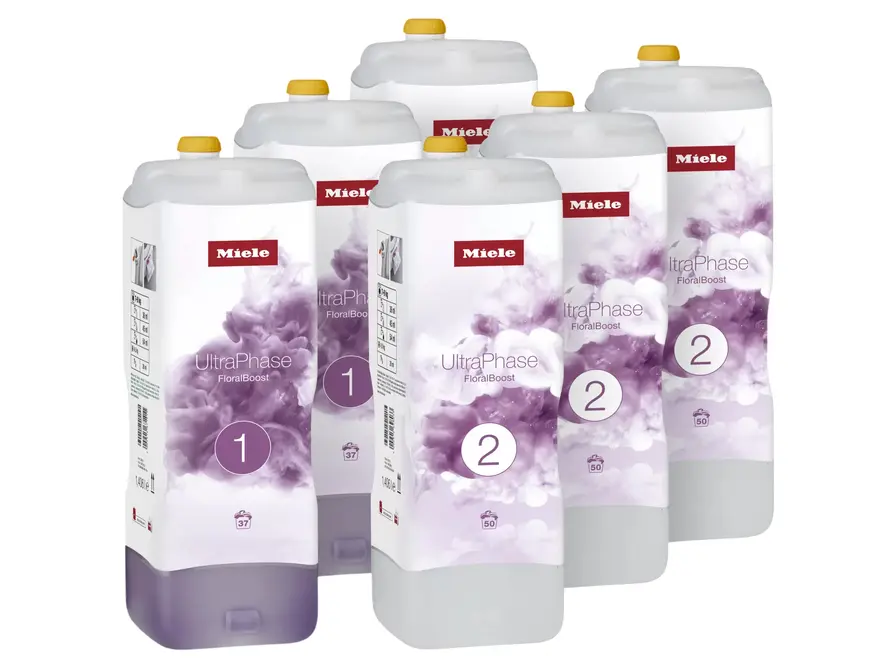 Жидкие моющие средства для стирки Miele UltraPhase FloralBoost 1+2, 3 пары в коробке фото 2 в Ростове-на-Дону