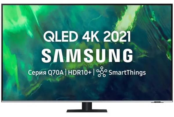 Телевизор Samsung  85" (216 см) 2021 черный Samsung QE85Q77AAU фото 2 в Ростове-на-Дону