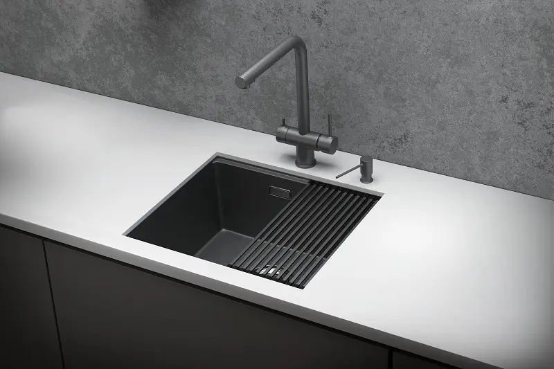 Мойка GRANULA Kitchen Space 5045U, ГРАФИТ МАТОВЫЙ фото 3 в Ростове-на-Дону