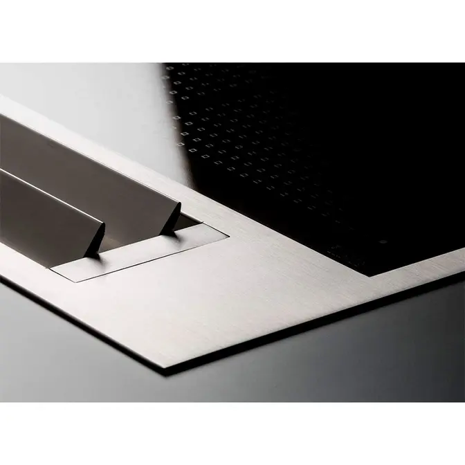 Индукционная стеклокерамич. панель+вытяжка (в столешницу) Falmec SINTESI BLACK фото 3 в Ростове-на-Дону
