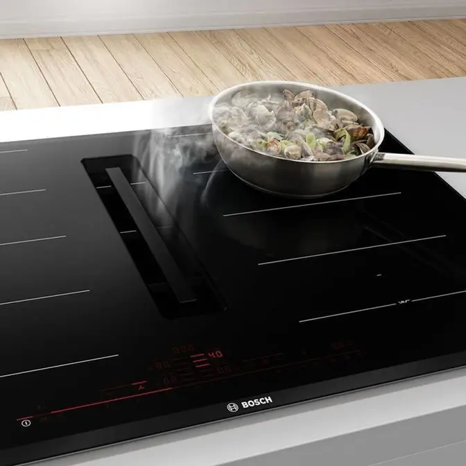 Варочная панель с интегрированной вытяжкой Bosch PXX821D66E фото 3 в Ростове-на-Дону