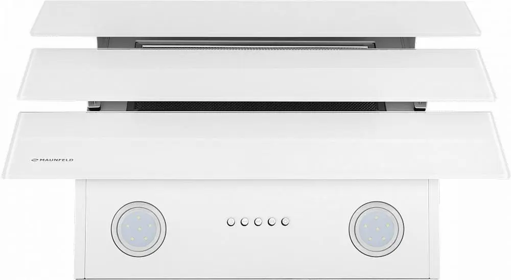 Вытяжка Maunfeld CASCADA PUSH 60 Glass White фото 6 в Ростове-на-Дону