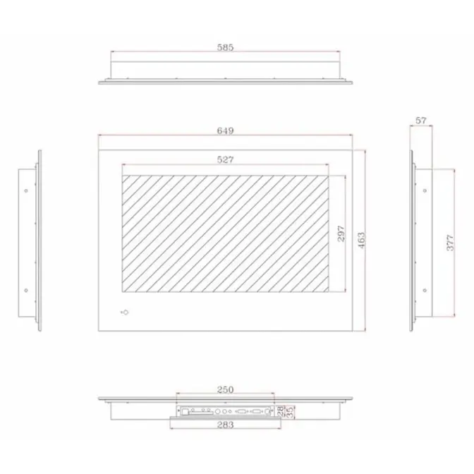Телевизор для ванной комнаты AVEL AVS245SMWF (AVS245SM White) фото 2 в Ростове-на-Дону