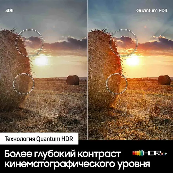 Телевизор Samsung  75" (191 см) 2021 черный Samsung QE75Q60ABU фото 8 в Ростове-на-Дону