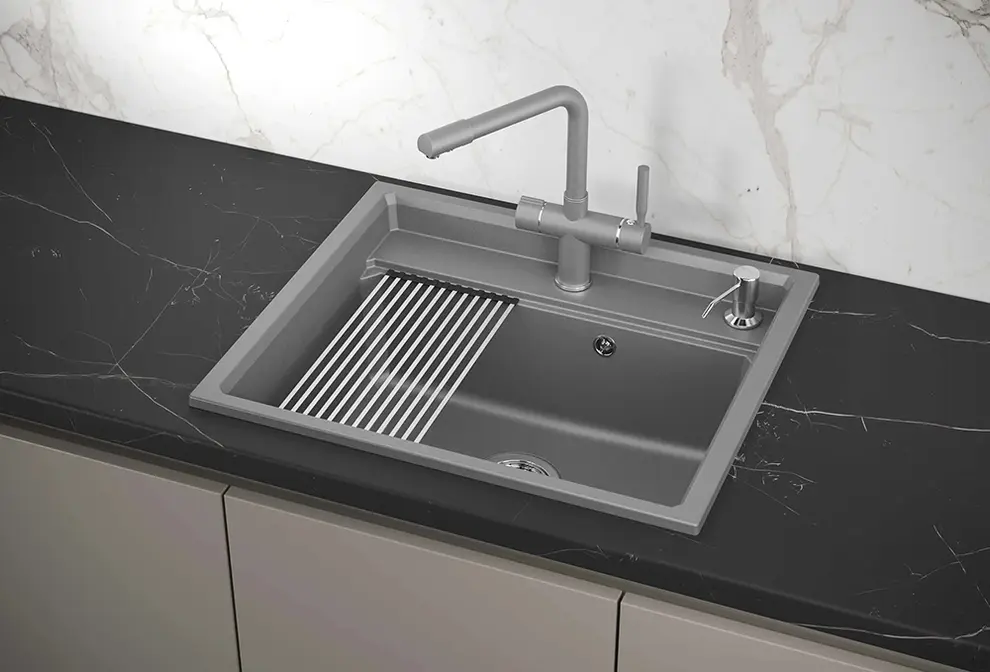 Мойка GRANULA Kitchen Space 6003, ЧЁРНЫЙ фото 4 в Ростове-на-Дону Мойка GRANULA Kitchen Space 6003, ЧЁРНЫЙ фото 4 в Ростове-на-Дону