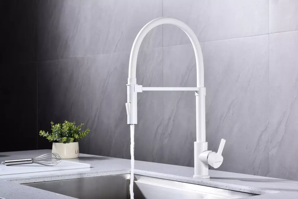 Смеситель Paulmark HALT Ha214021-WH белый матовый фото 3 в Ростове-на-Дону Смеситель Paulmark HALT Ha214021-WH белый матовый фото 3 в Ростове-на-Дону