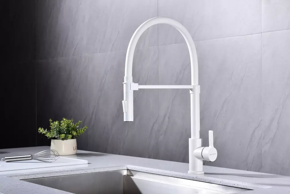 Смеситель Paulmark HALT Ha214021-WH белый матовый фото 2 в Ростове-на-Дону Смеситель Paulmark HALT Ha214021-WH белый матовый фото 2 в Ростове-на-Дону