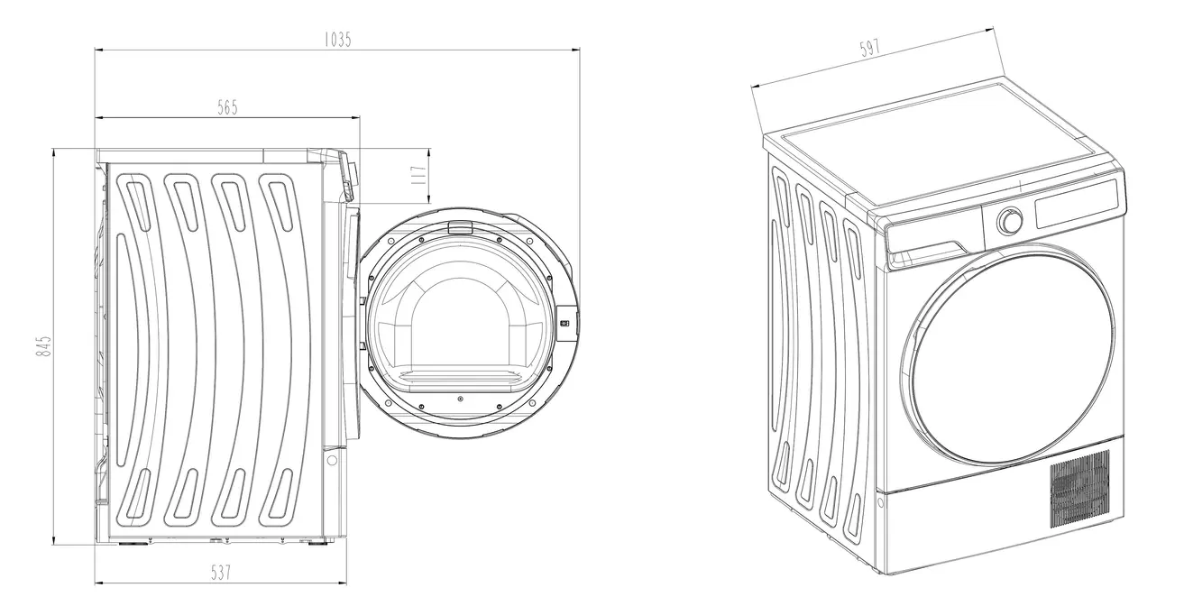 Сушильная машина DeLonghi DTD 8105 C FABIO фото 4 в Ростове-на-Дону