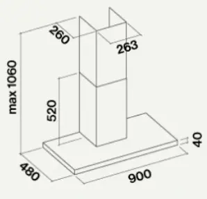 Вытяжка Falmec Lumen 90 ix (800) ECP фото 7 в Ростове-на-Дону Вытяжка Falmec Lumen 90 ix (800) ECP фото 7 в Ростове-на-Дону