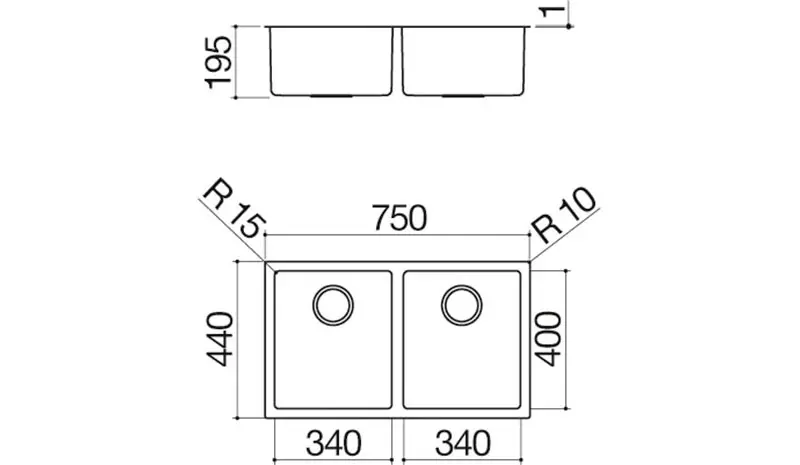 Мойка кухонная Barazza 1X842I фото 3 в Ростове-на-Дону Мойка кухонная Barazza 1X842I фото 3 в Ростове-на-Дону