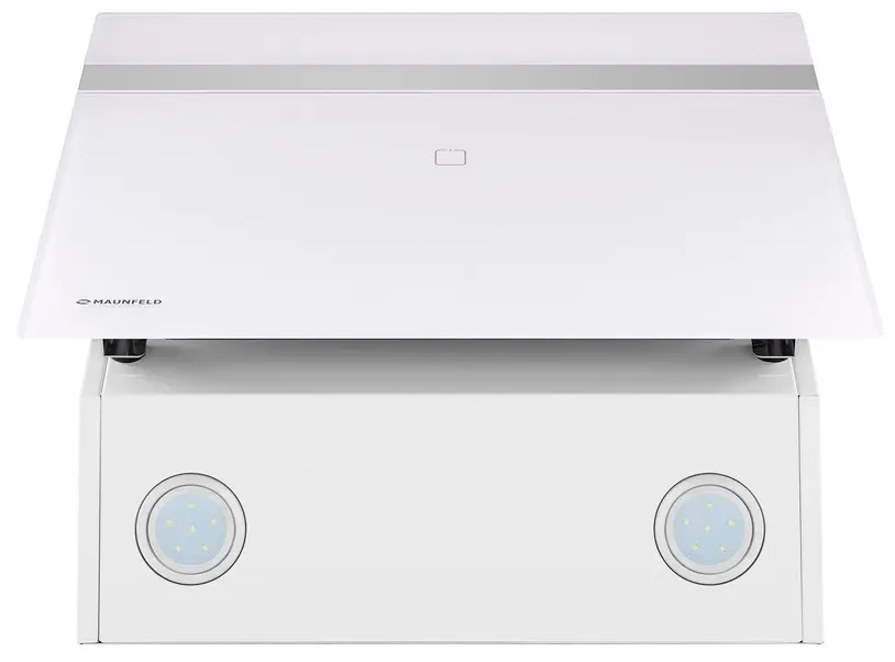 Вытяжка Maunfeld MEDWAY 50 Glass White/Stripe Inox фото 2 в Ростове-на-Дону