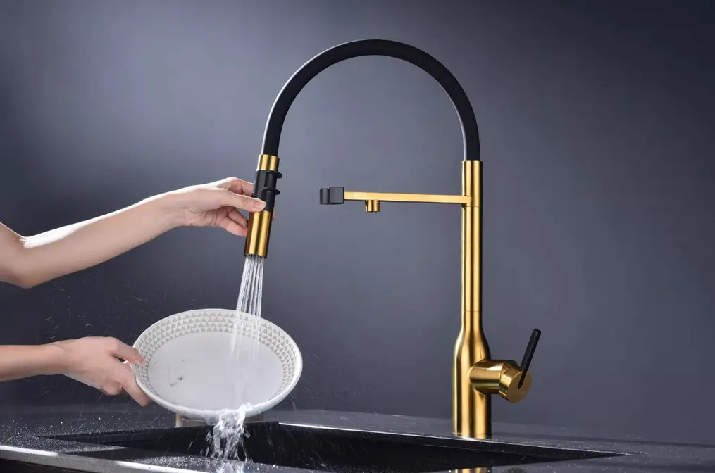 Смеситель Paulmark MAGNETO ONE Ma213188-BG брашированное золото фото 9 в Ростове-на-Дону Смеситель Paulmark MAGNETO ONE Ma213188-BG брашированное золото фото 9 в Ростове-на-Дону