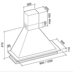 Вытяжка Falmec Tempo Antico 90 (600) white фото 2 в Ростове-на-Дону
