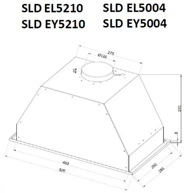 Встраиваемая вытяжка Schaub Lorenz SLD EY5210 фото 10 в Ростове-на-Дону