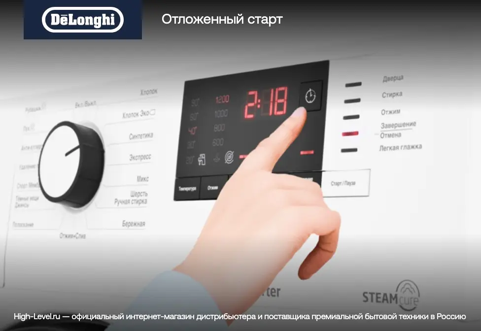 Стиральная машина DeLonghi DWM 624 VI ALICIA фото 6 в Ростове-на-Дону