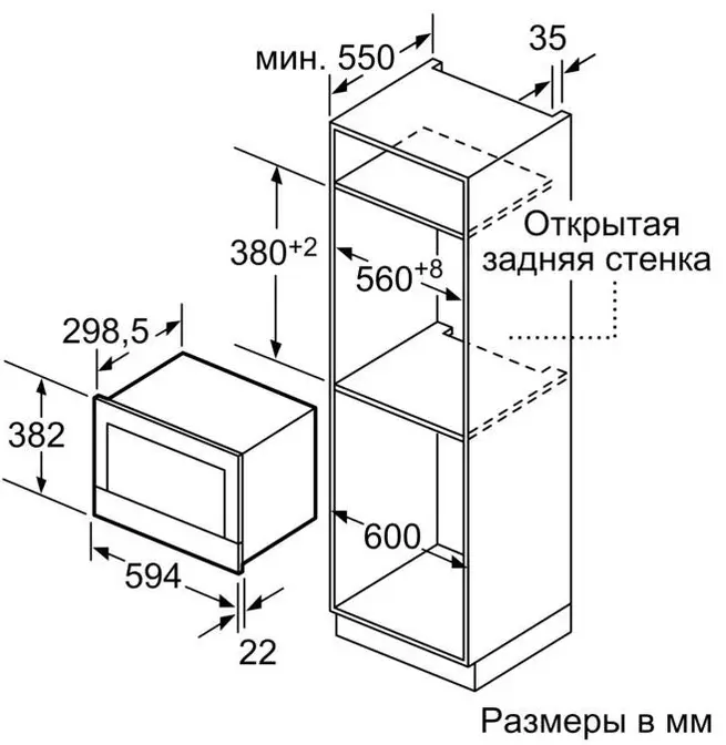 Встраиваемая микроволновая печь Neff C17WR00G0 фото 5 в Ростове-на-Дону