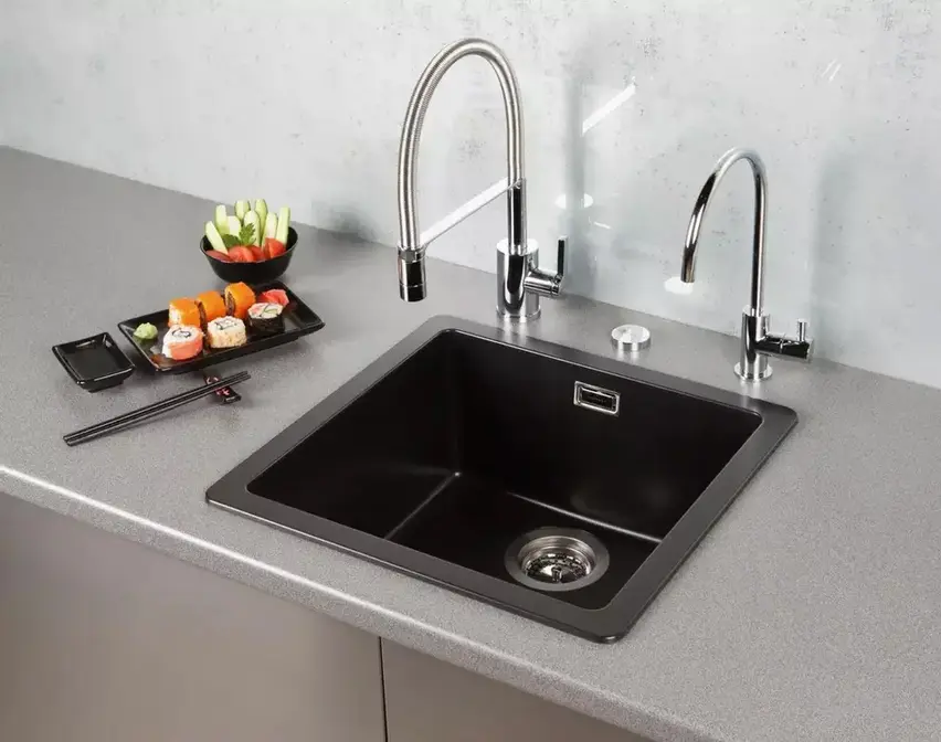 Мойка SCHOCK  Soho 50 (N-100S) Cristadur 450x430 пуро фото 3 в Ростове-на-Дону