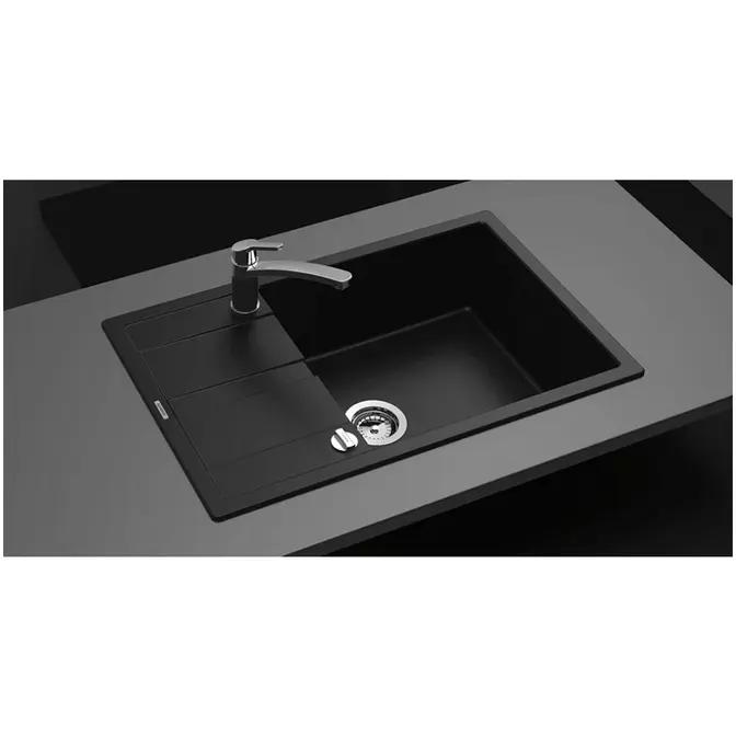 Мойка SCHOCK  Optima 60D Max Cristalite оникс фото 3 в Ростове-на-Дону