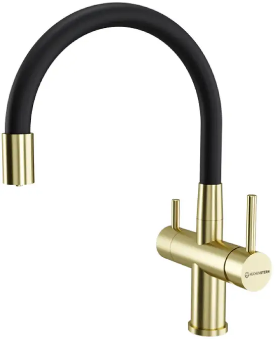 Смеситель KUCHENSTERN WURM-FE 750GL80 Золото фото 1 в Ростове-на-Дону Смеситель KUCHENSTERN WURM-FE 750GL80 Золото фото 1 в Ростове-на-Дону