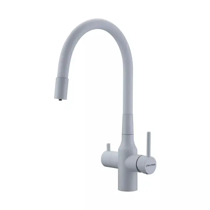Смеситель Paulmark SALIX Sa213419-WH белый матовый фото 1 в Ростове-на-Дону Смеситель Paulmark SALIX Sa213419-WH белый матовый фото 1 в Ростове-на-Дону