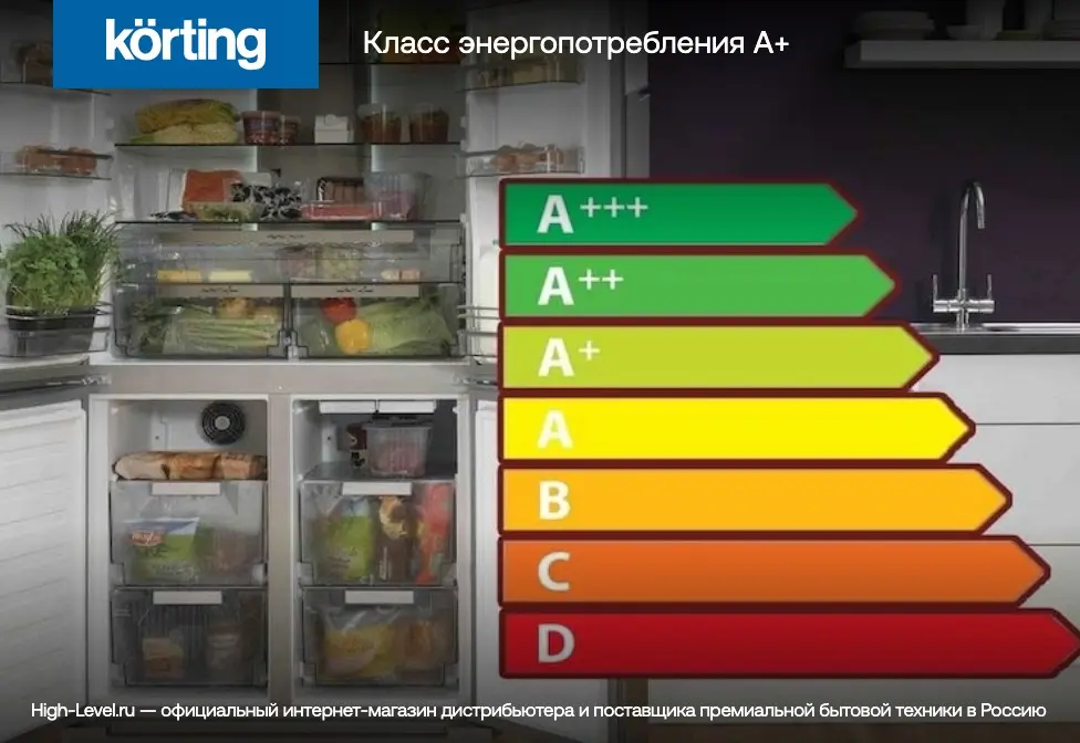 Холодильник Korting KNFC 62029 X фото 4 в Ростове-на-Дону