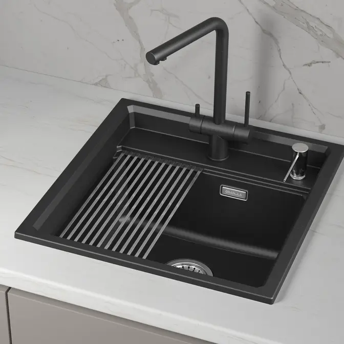 Мойка GRANULA Kitchen Space 5002i, ШВАРЦ фото 2 в Ростове-на-Дону Мойка GRANULA Kitchen Space 5002i, ШВАРЦ фото 2 в Ростове-на-Дону